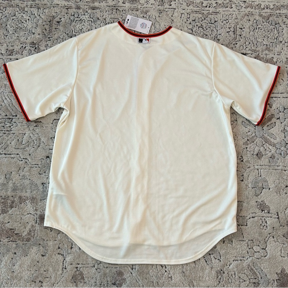 Nike Authentic San Francisco Giants Cream MLB Baseball Jersey Men's Sz: XL - Picture 5 of 5